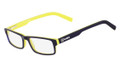X GAMES TIC TAC Eyeglasses 412 Navy Yellow 48-16-135