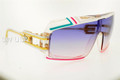 Cazal 856 Sunglasses 255  CLEAR White