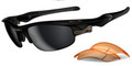 Oakley Fast Jacket 9097 Sunglasses 909701 Polished Black