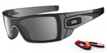Oakley Batwolf 9101 Sunglasses 910105 Granite Black