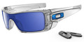 Oakley Batwolf 9101 Sunglasses 910107 Clear Ice Iridium