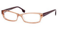 Boss Orange Eyeglasses 0027 0S77 Orange Striped Burgundy 53-15-140
