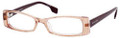 HUGO BOSS Eyeglasses 0028 0S77 Orange Striped Burgundy 50MM	