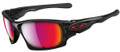 Oakley Ten 9128 Sunglasses 912806 Black Ink Red