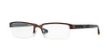 Burberry Eyeglasses BE 1267 1012 Matte Brown 52-17-140