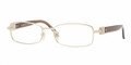 Burberry Eyeglasses BE 1145 1002 Burberry Gold 51-16-135