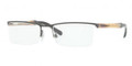 Burberry Eyeglasses BE 1223 1001 Black 52-18-140