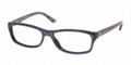 Bvlgari Eyeglasses BV 4043 5132 Striped Violet 54-15-135