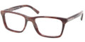 Bvlgari Eyeglasses BV 3022 5300 Brown Red Horn 52-18-140