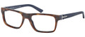 Bvlgari Eyeglasses BV 3024 5315 Top Havana On Blue 52-18-140