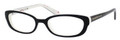 KATE SPADE BERGET Eyeglasses 0RD7 Blk Ivory 51-17-135