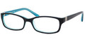 KATE SPADE REGINE Eyeglasses 0DH4 Blk Aqua 52-16-130