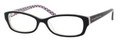 KATE SPADE SHEBA Eyeglasses 0SS6 Blk Cream Crystal 53-16-135