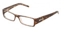 D&G Eyeglasses DD 1150 556 Havana On Transparent 51-15-135