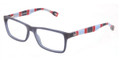 D&G Eyeglasses DD 1233 2757 Matte Blue 55-16-140