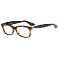 Dior Eyeglasses 3289 0LWG Havana Ivory Black 55-15-145