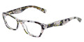 Dolce & Gabbana Eyeglasses DG 3202 2842 Black Peach Flowers 47-15-130