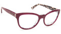 Dolce & Gabbana Eyeglasses DG 3209 2882 Top Opal Bordeaux/Leo 51-18-140