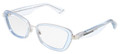 Dolce & Gabbana Eyeglasses DG 1225 1119 Silver Light Blue 53mm