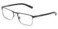 Dolce & Gabbana Eyeglasses DG 1259 1106 Matte Black Gunmetal 53-17-140