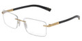 Dolce & Gabbana Eyeglasses DG 1260K 02 Gold Plated Sand 53-17-140
