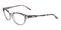Emilio Pucci Eyeglasses EP2657 907 Zebra On Transparent Grey 51-16-130