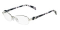 Emilio Pucci Eyeglasses EP2146 045 Silver 52-17-135