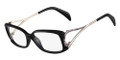Emilio Pucci Eyeglasses EP2680 001 Ebony 52-15-130