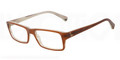 Emporio Armani Eyeglasses EA 3003 5054 Brown Variegated Cream 52-17-140