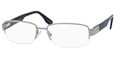 HUGO BOSS 0351 Eyeglasses 0RAY Ruthenium Blue 55-17-140