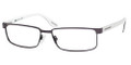 HUGO BOSS 0365/U Eyeglasses 0CGC Matte Ruthenium Wht Blk 56-15-140