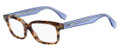 Fendi Eyeglasses 0035 07OK Brown Beige Havana 53-15-135