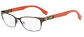 Fendi Eyeglasses 0033 0EQP Semi Matte Brown 53-17-140
