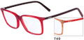 Fendi Eyeglasses 945 749 Translucent Peach 53-14-135