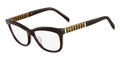 Fendi Eyeglasses 1030 002 Black/Brown 52-15-135