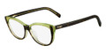 Fendi Eyeglasses 1003R 220 Havana / Green 52-14-135
