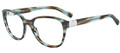 Giorgio Armani Eyeglasses AR 7034 5241 Striped Aqua Green 54-18-140