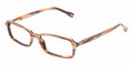 D&G DD1186 Eyeglasses 1683 Striped Light Br (5216)