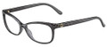 Gucci Eyeglasses 3699 0G2D Black Gray Diamond 54-15-140