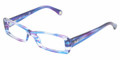 D&G DD 1193 Eyeglasses 1679 Striped Transp Blue 50-16-135