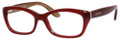Jimmy Choo Eyeglasses 82 0EGL Burgundy Blue 52-17-140