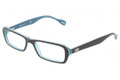 D&G DD 1225 Eyeglasses 1870 Blk Turq 52-16-135