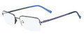 Lacoste Eyeglasses L2128 035 Satin Gunmetal 54-18-140