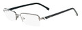 Lacoste Eyeglasses L2131 033 Shiny Gunmetal 52-18-140