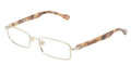 D&G DD 5094 Eyeglasses 1060 Pale Gold 52-16-135