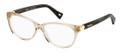 Max Mara Eyeglasses 1196 08VH Beige Light Gold 53-14-140