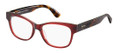 Max Mara Eyeglasses 1213 0NL8 Burgundy Havana 52-16-140