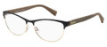 Max Mara Eyeglasses 1200 08WR Black Gold 54-15-140