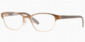 TORY BURCH TY 1015 Eyeglasses 345 Taupe Gold 51-16-135