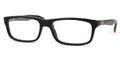 Prada Eyeglasses PR 02OV 1AB1O1 Gloss Black 55-16-140